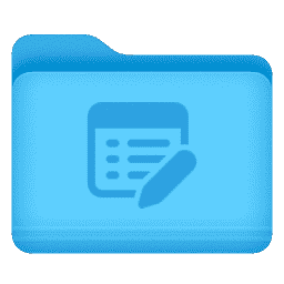 School - Folder macOS icon