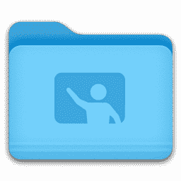 School Classroom Folder macOS icon