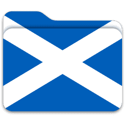Scottish Flag Folder