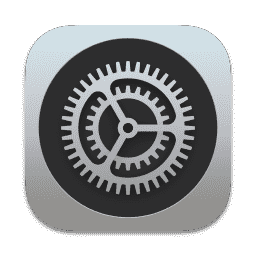 Settings macOS icon