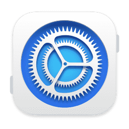 Settings macOS icon