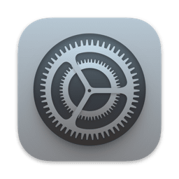 Settings macOS icon