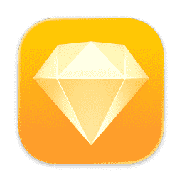 Sketch 2026, Diamond, Yellow, Clear (Liquid Glass)