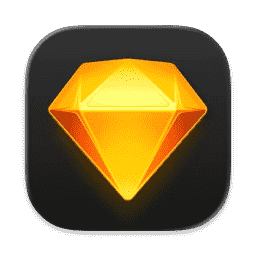 Sketch Copenhagen, Diamond, Yellow (Liquid Glass)
