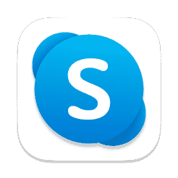 Skype (White background) macOS icon