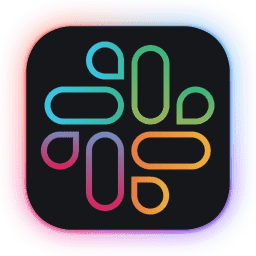 Slack_black macOS icon