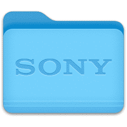 Sony Folder macOS icon