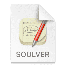 Soulver 2 Document, Notepad, Notes & Pen Calculator File macOS icon