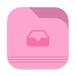 Square Folder Light Pink Dock