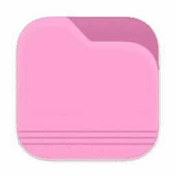 Square Folder Light Pink