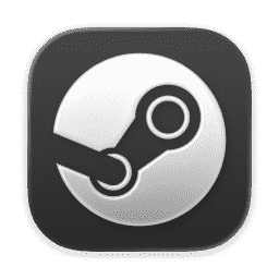 Steam (Clear Dark) macOS icon