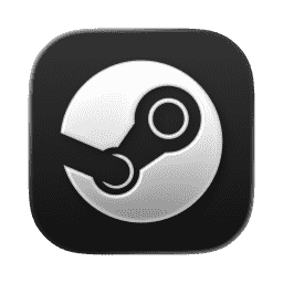 Steam (Dark Liquid Glass) macOS icon