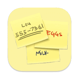 Stickies macOS icon