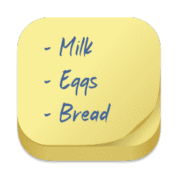 Stickies macOS icon