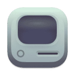 Stylized Macintosh macOS icon