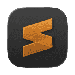 Sublime Text (Liquid Glass) (Dark)