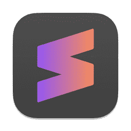 Sublime Text dark-purple-peach