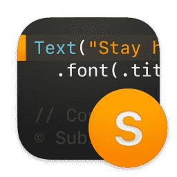 Sublime Text macOS icon