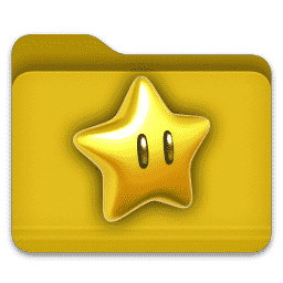 Super Mario Galaxy Folder macOS icon