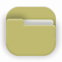 Tahoe Folder Yellow macOS icon