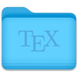 TeX Dark macOS icon