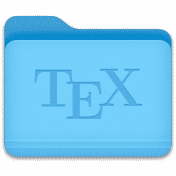 TeX Folder macOS icon