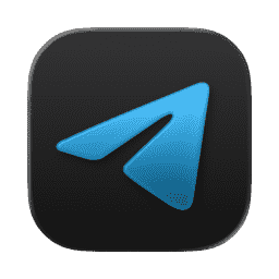 Telegram Dark (Liquid Glass)