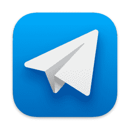 Telegram macOS icon