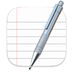 TextEdit macOS icon