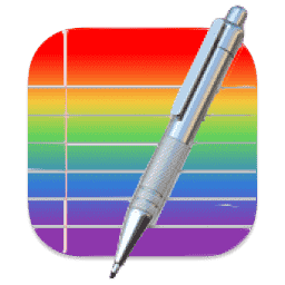 Text Edit (Pride) macOS icon