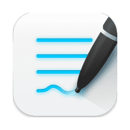 Text Editor macOS icon
