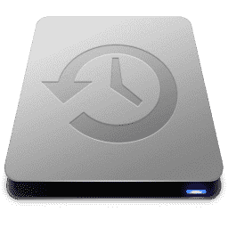 Time Machine Slick Drive macOS icon