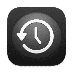 Time Machine (Pure Dark) macOS icon