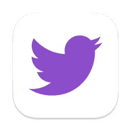 Twitter purple