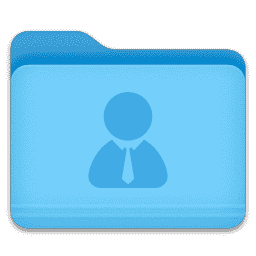 User with Tie Folder