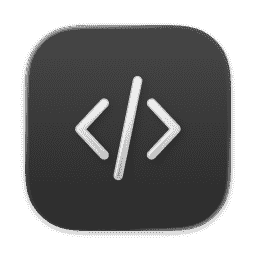 Userscripts (Clear Dark) macOS icon