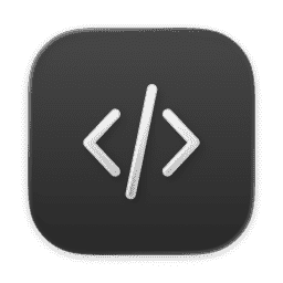 Userscripts (Clear Dark) macOS icon