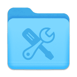 Utilities Compact Folder macOS icon