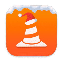 VLC christmas macOS icon