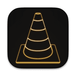 VLC laser glow