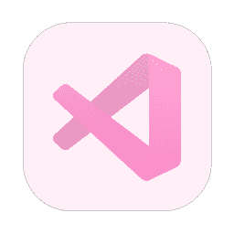 Visual Studio Code Pink