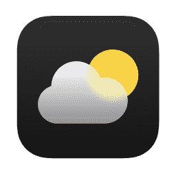 Weather (iOS 18 Dark)