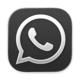 WhatsApp (Clear Dark) (macOS 26.2+) macOS icon