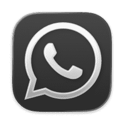 WhatsApp (Clear Dark) macOS icon