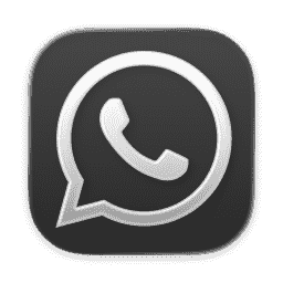 WhatsApp (Clear Dark) macOS icon