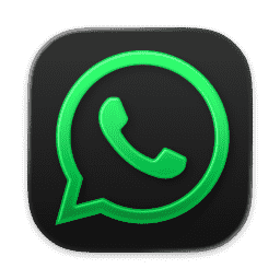 WhatsApp (Dark) macOS icon
