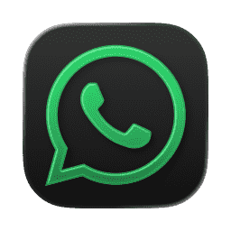 WhatsApp (Liquid Glass - Dark)