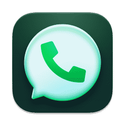 Whatsapp Dark macOS icon