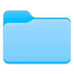 Windows 11 Folder (Blue) macOS icon
