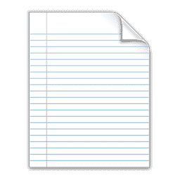 Windows 7 Notebook Paper Document macOS icon